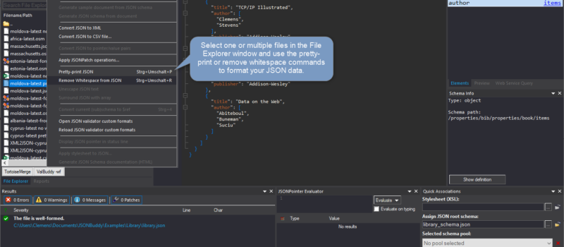 Pretty Compact JSON Display